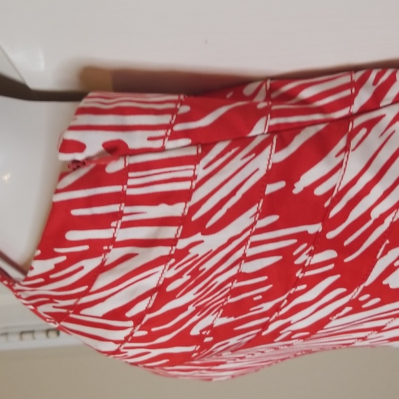 Calvin Klein Red And White Sundress - Picture 5 of 12